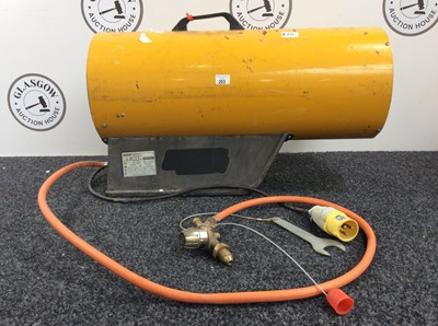 Lot 203 - Master Propane Forced Air Workshop Heater