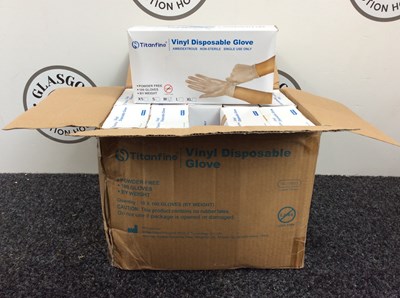 Lot 1 - Qty of Vinyl Disposable Gloves