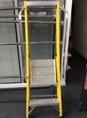 Lot 195 - 2 Step Fibreglass Ladder