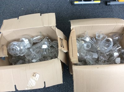 Lot 277 - Two Boxes Of Glass & Ceramics