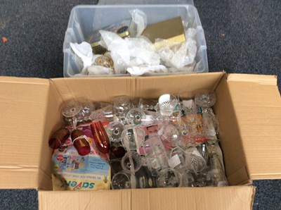 Lot 279 - Two Boxes Of Glass & Ceramics