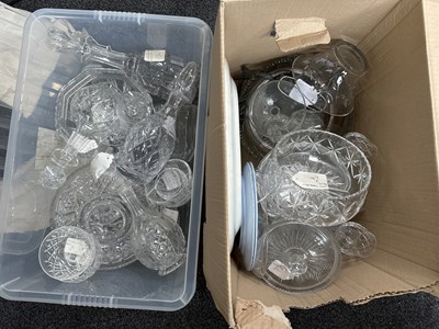 Lot 286 - Two Boxes Of Glass & Ceramics