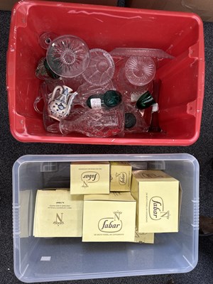 Lot 293 - Two Boxes Of Glass & Ceramics