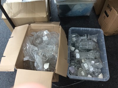 Lot 295 - Two Boxes Of Glass & Ceramics