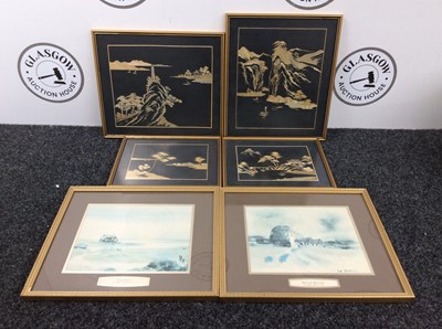 Lot 182 - 4 Framed Asian Bamboo Scene & 2 Hugh Brandon-Cox Prints
