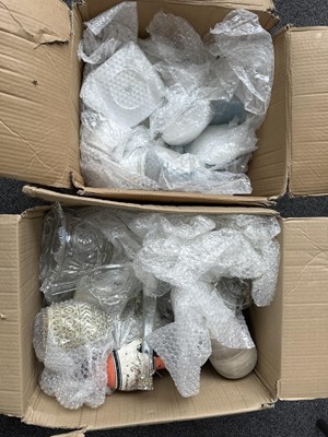 Lot 301 - 2 Boxes Of Glass & Ceramics