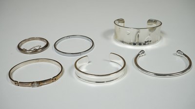 Lot 32 - 925 Silver Bangles 114 Gram