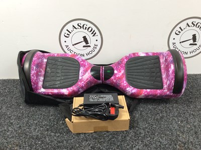 Lot 205 - Hover Board With Charger & Case - Tested Working