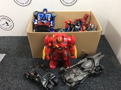 Lot 210 - Large Qty Of Superhero Toys, Batman Superman ETC