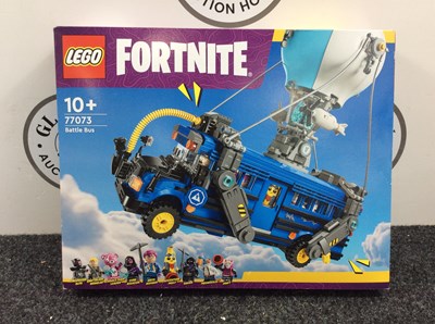 Lot 51 - LEGO Fortnite Battle Bus 77073 - Build Only No Mini Figures