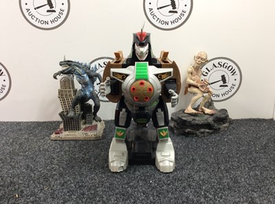 Lot 150 - Three Movie Collectable Figures, Including Gollum, Godzilla.