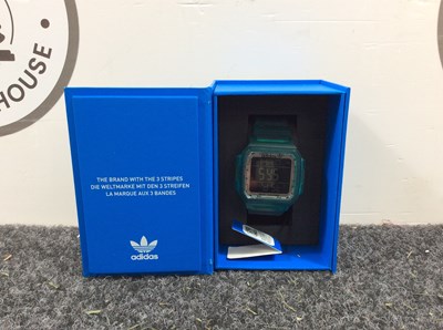 Lot 44 - Adidas Street Digital One Wristwatch - Silicone Green