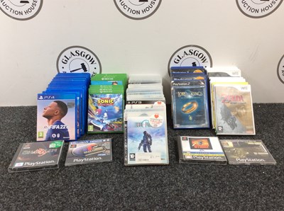 Lot 2 - Qty Of XBOX One, PS1, PS3, PS4 & Nintendo Games