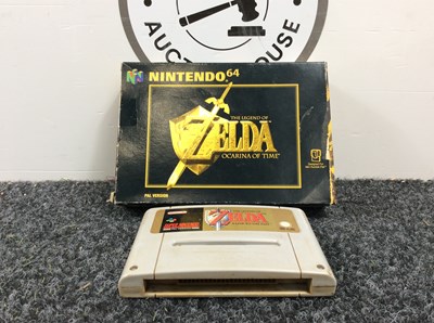 Lot 140 - Nintendo 64 The Legend Of Zelda: Ocarina Of Time Game & Zelda Link To The Past