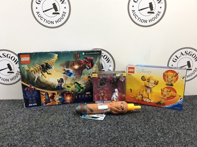 Lot 53 - Bundle Of Children's Toys, Including Lego Sets, Disney Princesses & Jurassic World Dinosaurs