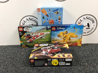 Lot 45 - Bundle Of Children's Toys, Including Lego Sets, Disney Princesses & Jurassic World Dinosaurs