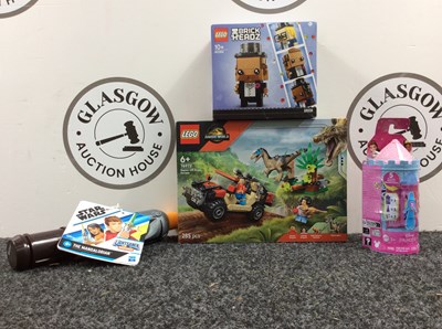 Lot 59 - Bundle Of Children's Toys, Including Lego Sets, Disney Princesses & Jurassic World Dinosaurs