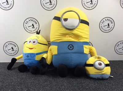 Lot 66 - Large Minion Soft Toy With Friends