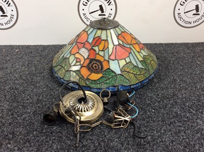 Lot 22 - Tiffany Style Ceiling Light