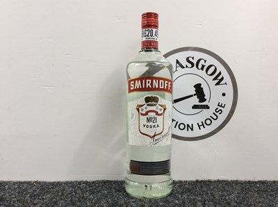 Lot 67 - 1ltr Of Smirnoff Vodka