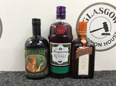 Lot 69 - Three Bottles Of Alcohol, Gin, Liqueur & Absinthe