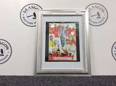 Lot 121 - Manchester United Premiership Champions 2009 Framed Print