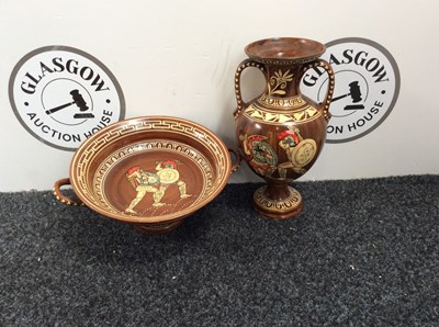 Lot 108 - 2 pieces of Ancient Greek style pottery bits