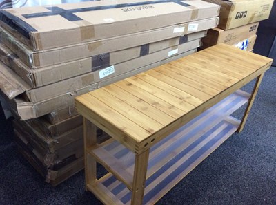 Lot 190 - 12 Wooden Shoe Racks