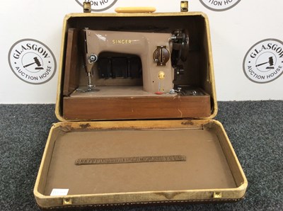 Lot 162 - Singer Sewing Machine 201k With Case