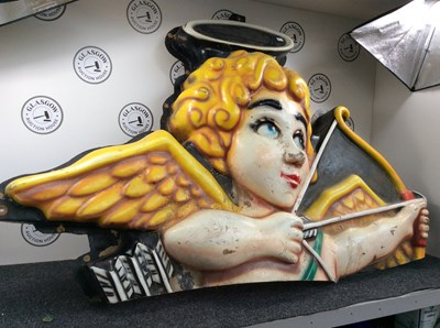 Lot 34 - Large Fibreglass Cherub Fun Fair Display