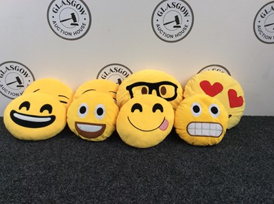 Lot 139 - Qty Of Emoji Pillows