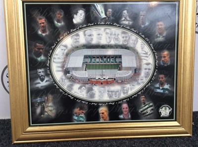 Lot 145 - Framed Celtic Football Club Picture