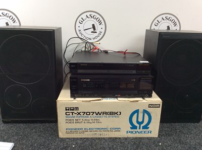 Lot 106 - Pioneer HiFi System With Two Speakers