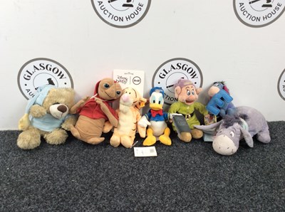 Lot 107 - Qty Of Soft Toys Including Disney & Stieff Archive Tiger