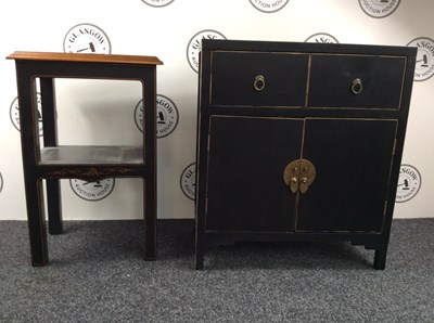 Lot 27 - Two Pieces Of Furniture, One Cabinet & One Side Table