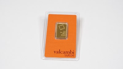 Lot 113 - Valcambi Suisse 10 Gram Fine Gold Bar