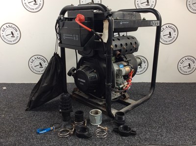 Lot 5 - Hyundai D300 Diesel Water Pump With Fittings - Used Once