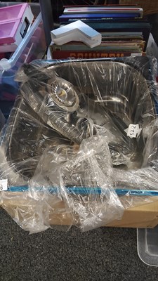 Lot 196 - Small Stainless Steel Sink W/Fittings - New