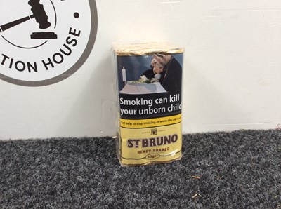 Lot 129 - 5x packets of st bruno 50g pipe tobacco
