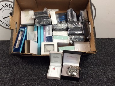 Lot 303 - Large Qty Of Brand New Sealed Costume Jewellery Including Sterling Silver Necklaces, Nessie Themed Items & Pens - New