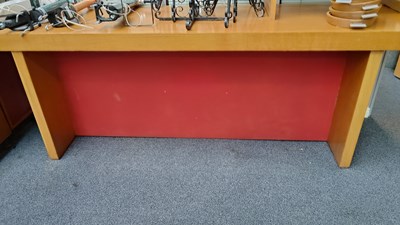 Lot 175 - Large wooden communion table