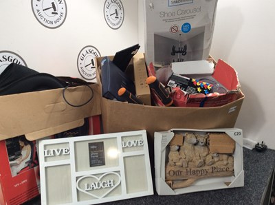 Lot 52 - Box of misc photo frames etc