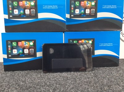 Lot 80 - 4x 7” inch CarPlay monitors new RRP £60 each