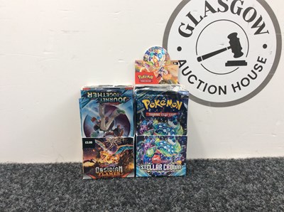 Lot 117 - 2x Small Boxes Of Pokemon cards packets have been opened