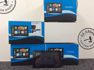 Lot 281 - 4x 7”inch CarPlay monitors new RRP £60 each