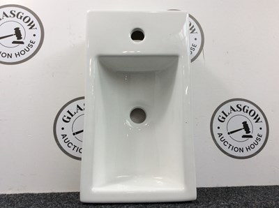 Lot 164 - Instinct rectangular ceramic white sink new