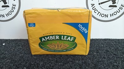 Lot 82 - Amber leaf tobacco 10x 50g pouches