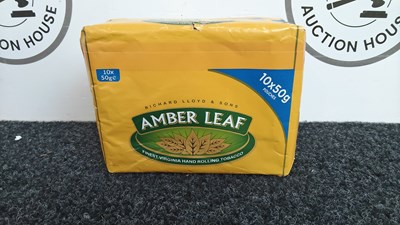 Lot 83 - Amber leaf tobbaco 10 x 50g pouches