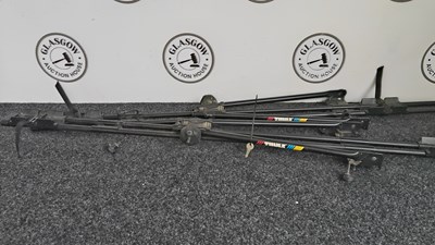 Lot 122 - Thule bike roof racks with keys