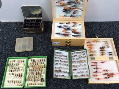 Lot 206 - Large qty of lures in various tins, boxes and tubs